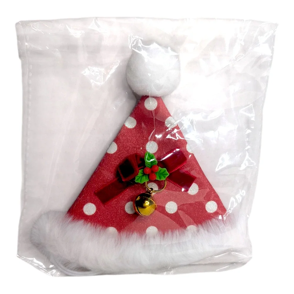 Christmas Party Dog Cat Costume Collar Hat‎ Accessories Adjustable Set Brand New